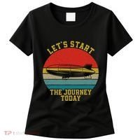 Retro Zeppelin 70s 80s Dirigible Airship Zepelin Zepplin Women's T-Shirt thumb 0