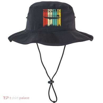 Retro Zeppelin 70s 80s Dirigible Airship Zepelin Zepplin Bucket Hat