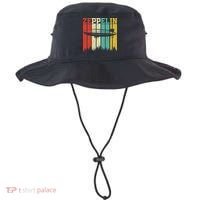 Retro Zeppelin 70s 80s Dirigible Airship Zepelin Zepplin Bucket Hat thumb 0