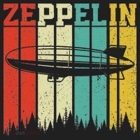 Retro Zeppelin 70s 80s Dirigible Airship Zepelin Zepplin Hat thumb 2