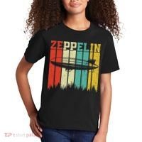 Retro Zeppelin 70s 80s Dirigible Airship Zepelin Zepplin Kids T-Shirt thumb 2