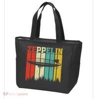 Retro Zeppelin 70s 80s Dirigible Airship Zepelin Zepplin Tote Bag thumb 3