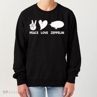 Retro Zeppelin 70s 80s Dirigible Airship Zepelin Zepplin Women's Sweatshirt thumb 0