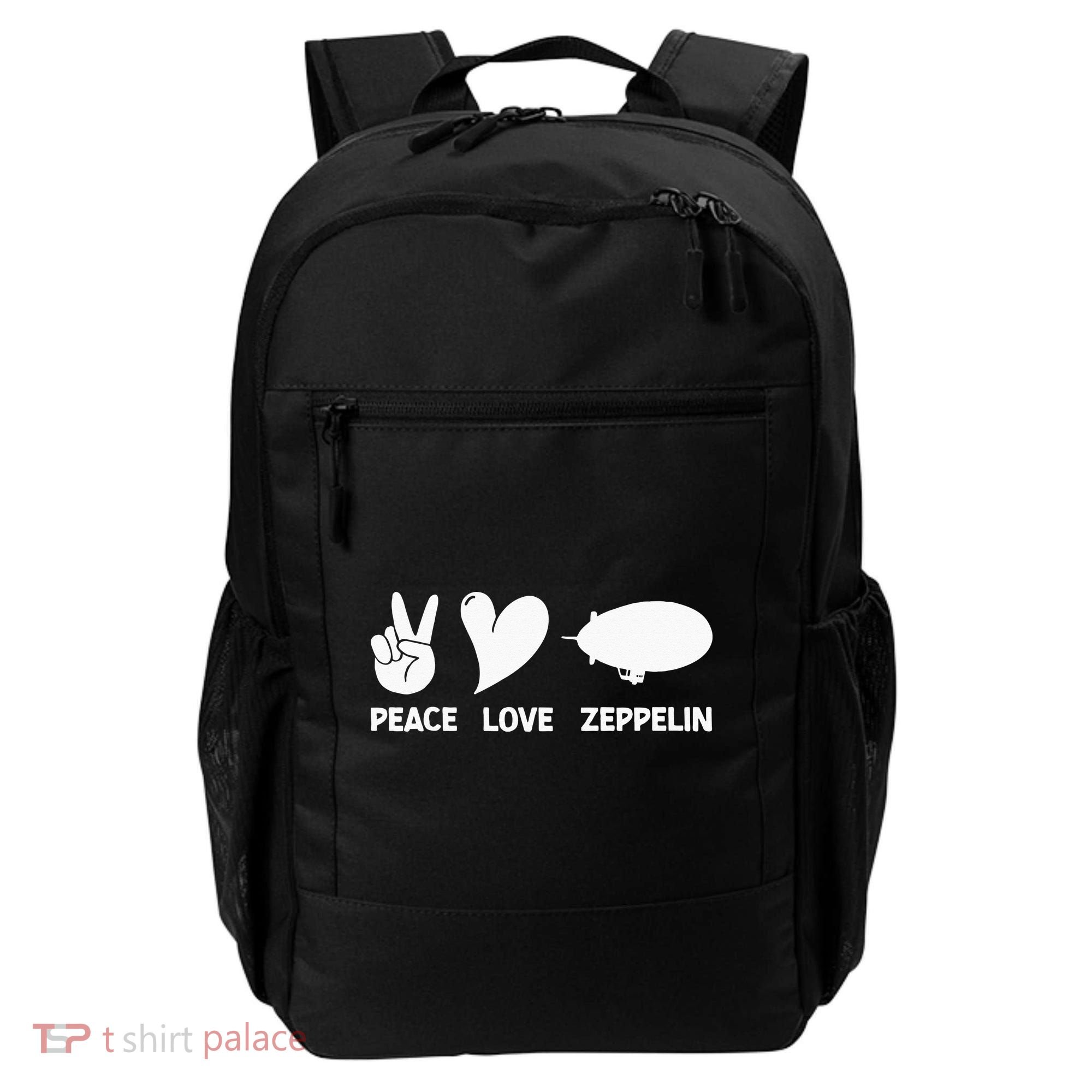 Retro Zeppelin 70s 80s Dirigible Airship Zepelin Zepplin Backpack