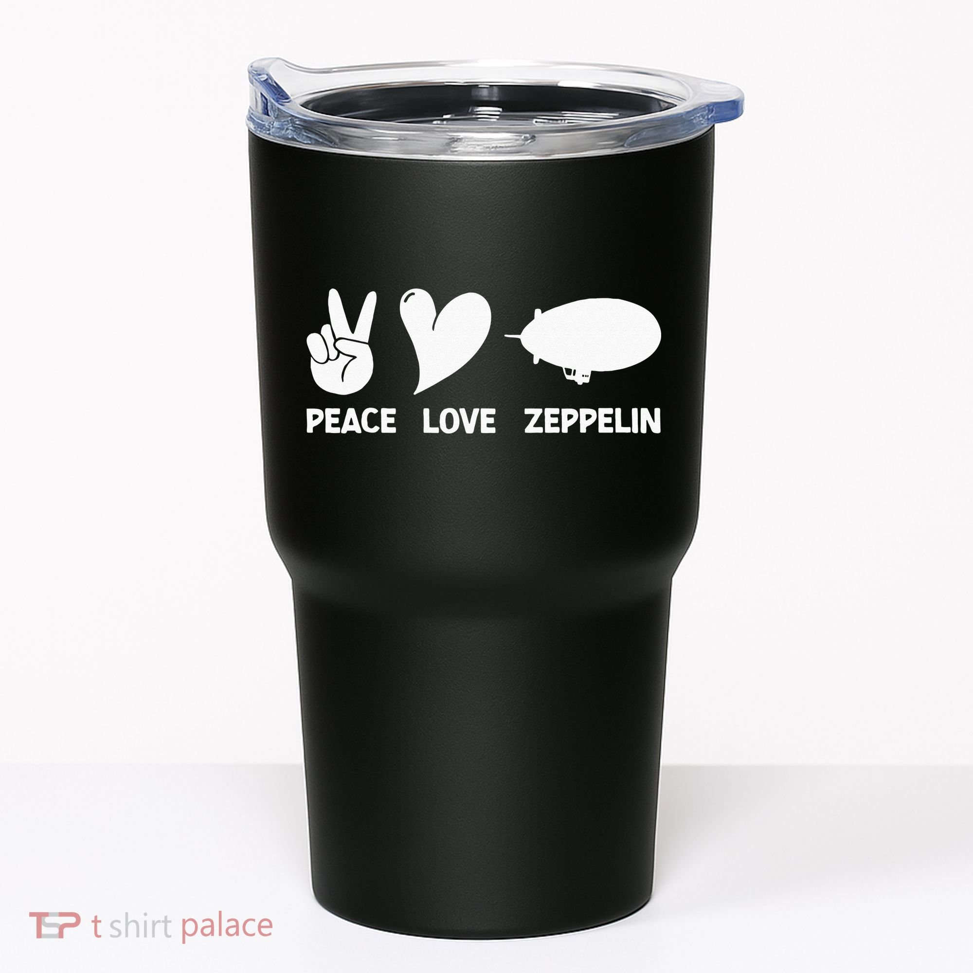 Retro Zeppelin 70s 80s Dirigible Airship Zepelin Zepplin Tumbler