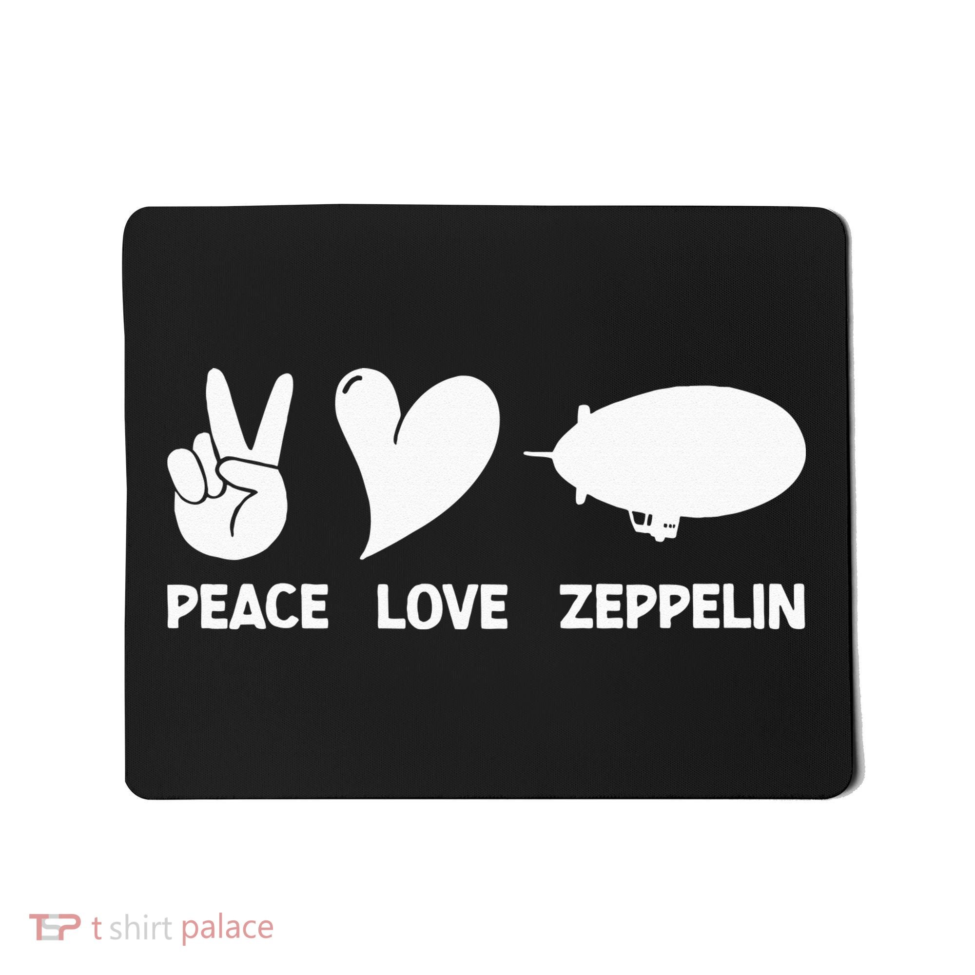 Retro Zeppelin 70s 80s Dirigible Airship Zepelin Zepplin Mousepad