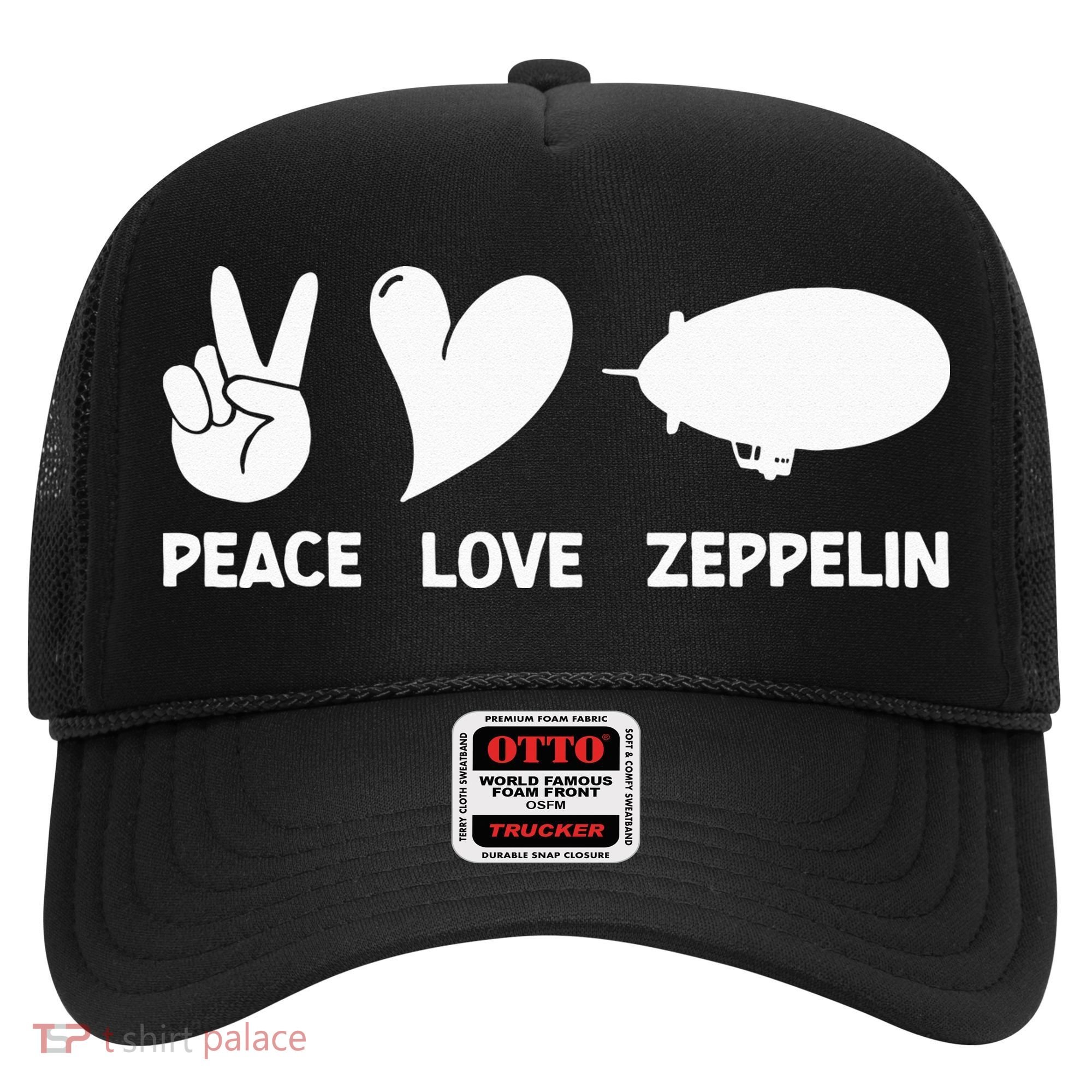 Retro Zeppelin 70s 80s Dirigible Airship Zepelin Zepplin Hat