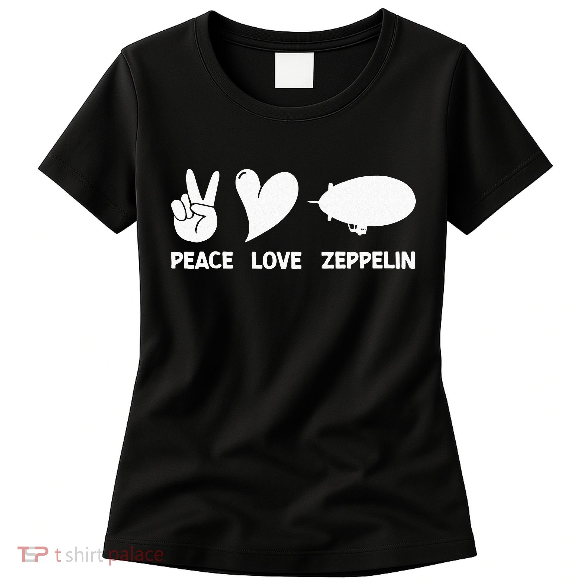 Retro Zeppelin 70s 80s Dirigible Airship Zepelin Zepplin Women's T-Shirt