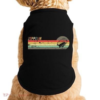 Retro Zeppelin 70s 80s Dirigible Doggie Tank