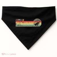 Retro Zeppelin 70s 80s Dirigible USA-Made Doggie Bandana thumb 0