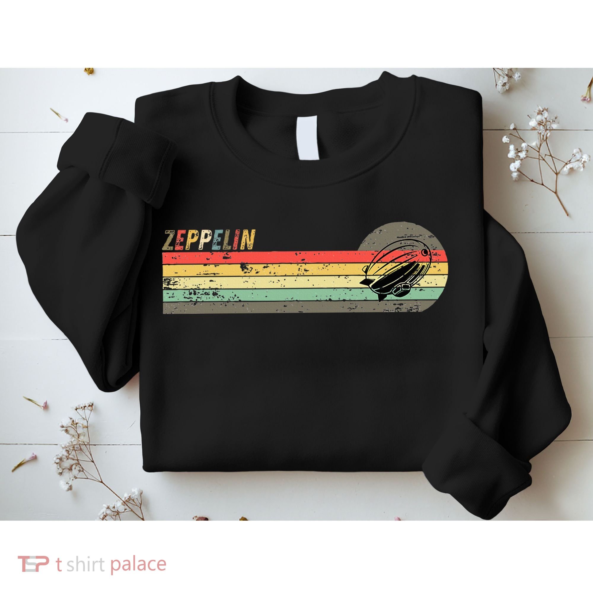 Retro Zeppelin 70s 80s Dirigible Sweatshirt