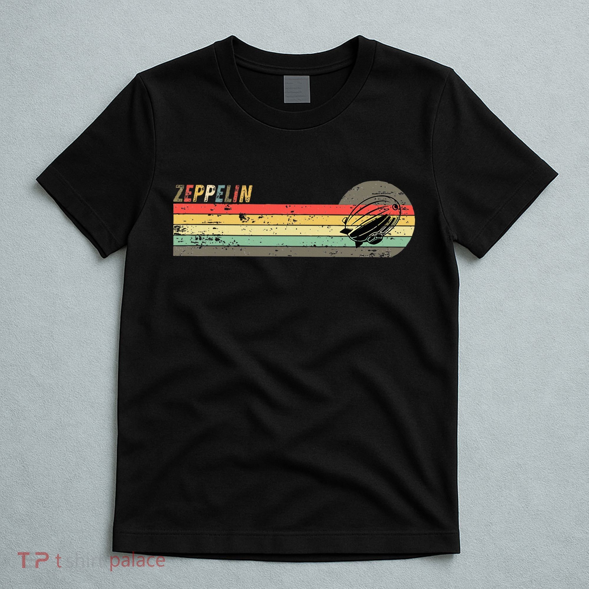 Retro Zeppelin 70s 80s Dirigible T-Shirt