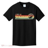 Retro Zeppelin 70s 80s Dirigible Kids T-Shirt thumb 0