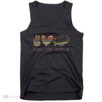 Retro Zeppelin 70s Dirigible Blimp Airship Zepelin Tank Top thumb 0