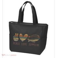 Retro Zeppelin 70s Dirigible Blimp Airship Zepelin Tote Bag thumb 3