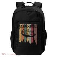 Retro Zeppelin 70s 80s Dirigible Airship Zepelin Zepplin Backpack thumb 0