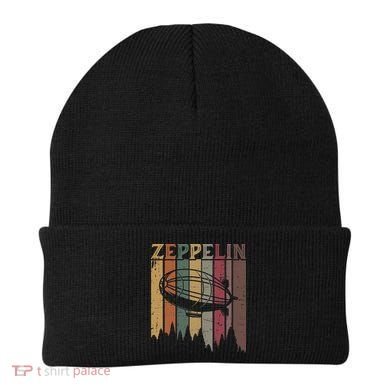 Retro Zeppelin 70s 80s Dirigible Airship Zepelin Zepplin Beanie