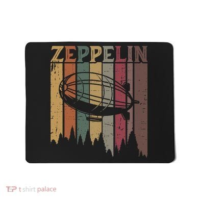 Retro Zeppelin 70s 80s Dirigible Airship Zepelin Zepplin Mousepad