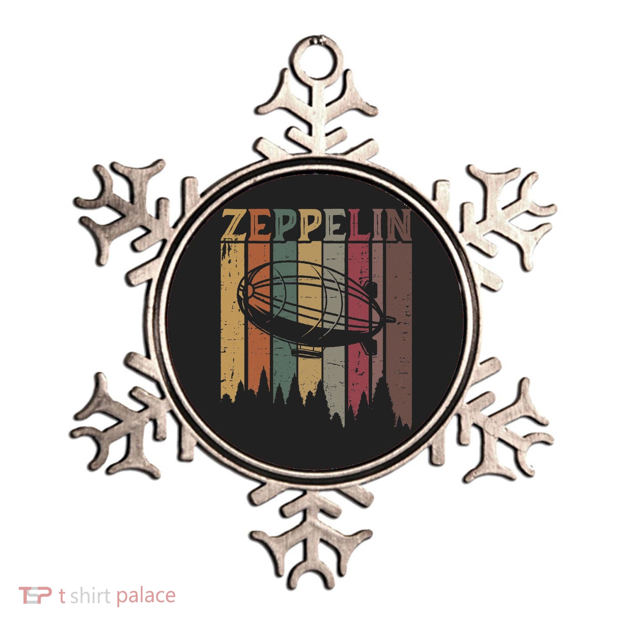 Retro Zeppelin 70s 80s Dirigible Airship Zepelin Zepplin Ornament