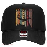 Retro Zeppelin 70s 80s Dirigible Airship Zepelin Zepplin Hat thumb 0