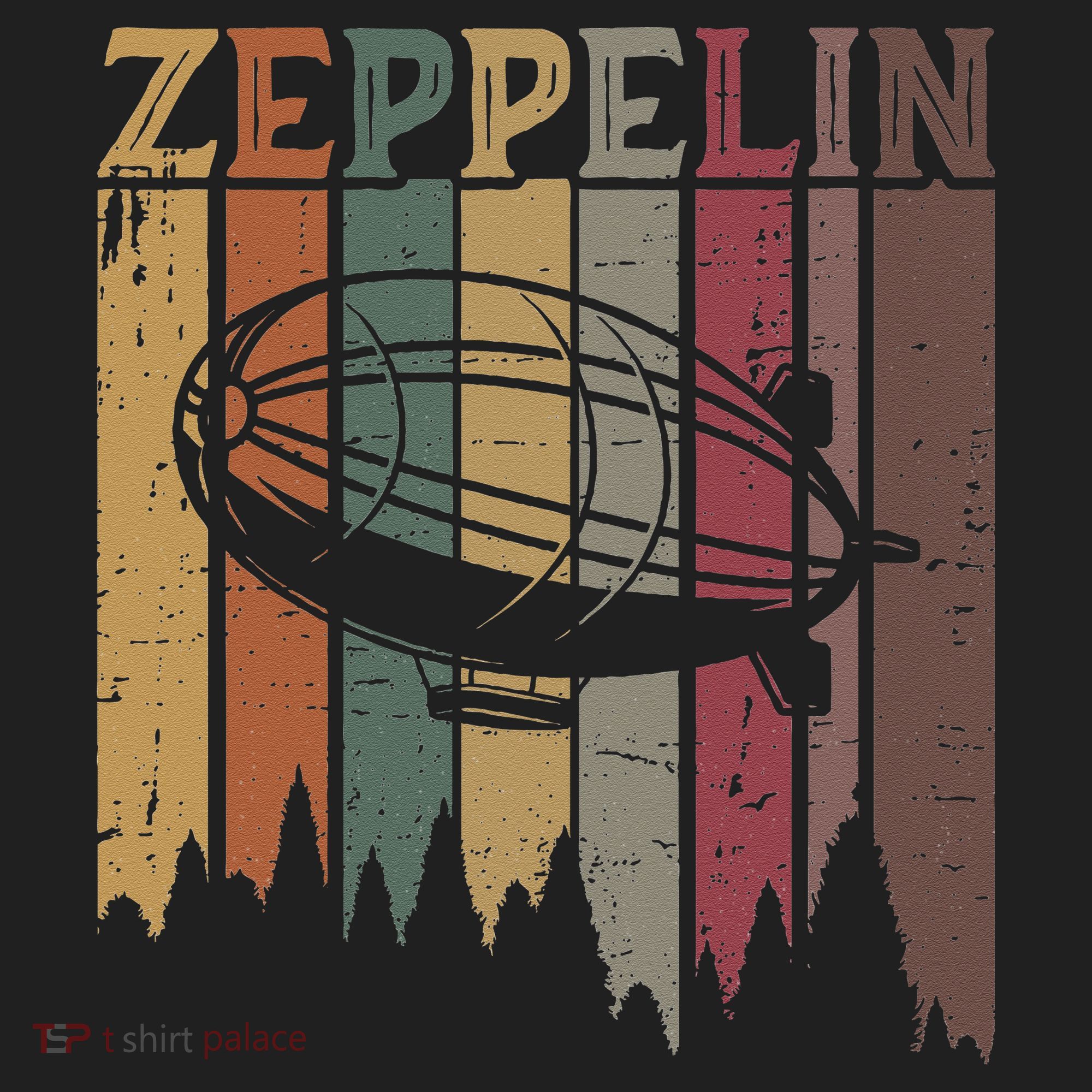 Retro Zeppelin 70s 80s Dirigible Airship Zepelin Zepplin Hat