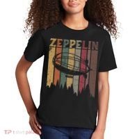 Retro Zeppelin 70s 80s Dirigible Airship Zepelin Zepplin Kids T-Shirt thumb 2