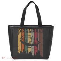 Retro Zeppelin 70s 80s Dirigible Airship Zepelin Zepplin Tote Bag thumb 0