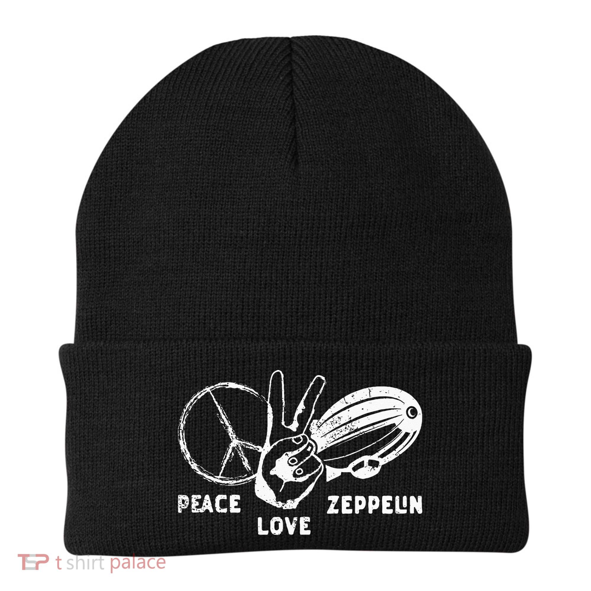 Retro Zeppelin 70s 80s Dirigible Airship Zepelin Zepplin Beanie