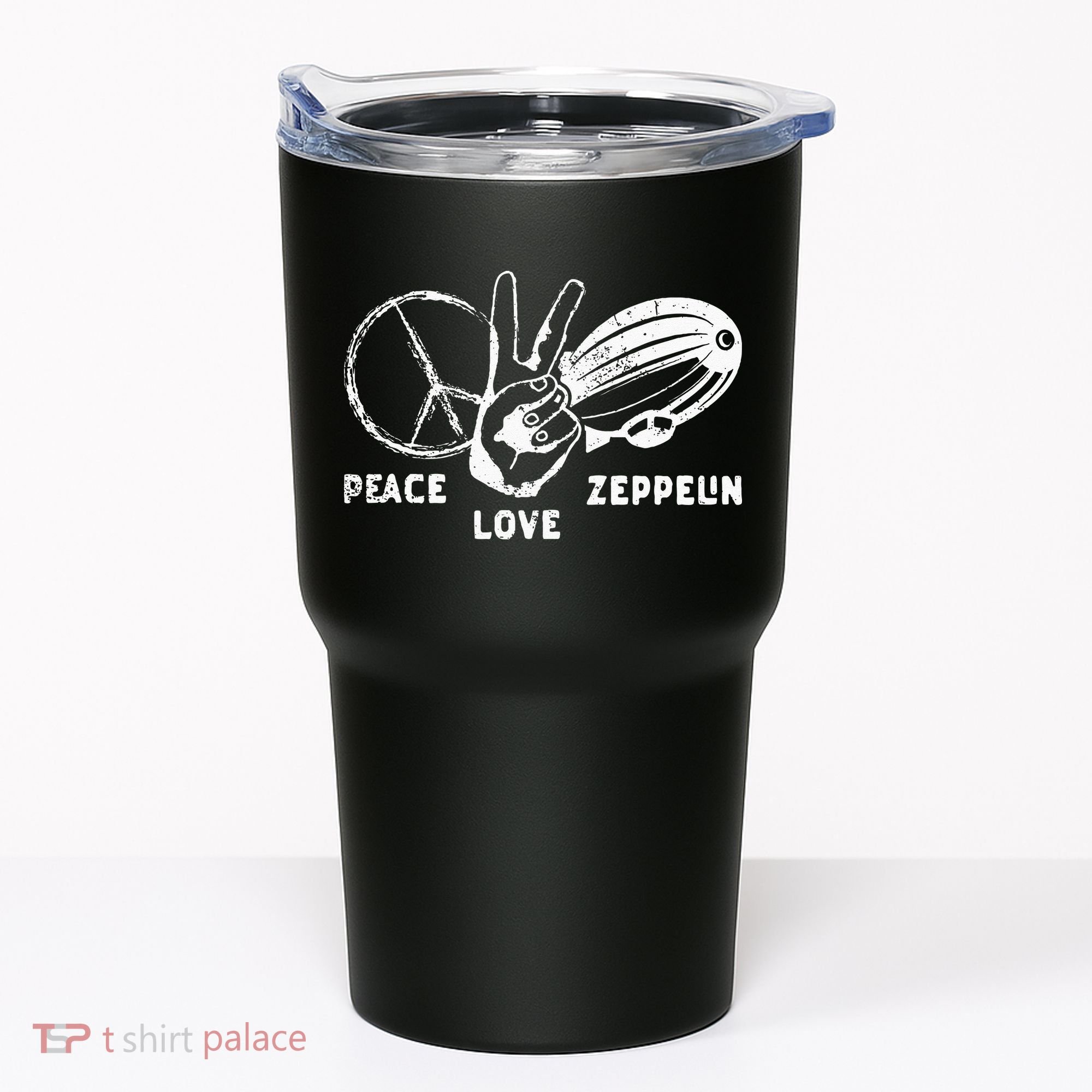 Retro Zeppelin 70s 80s Dirigible Airship Zepelin Zepplin Tumbler
