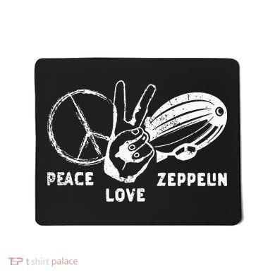 Retro Zeppelin 70s 80s Dirigible Airship Zepelin Zepplin Mousepad