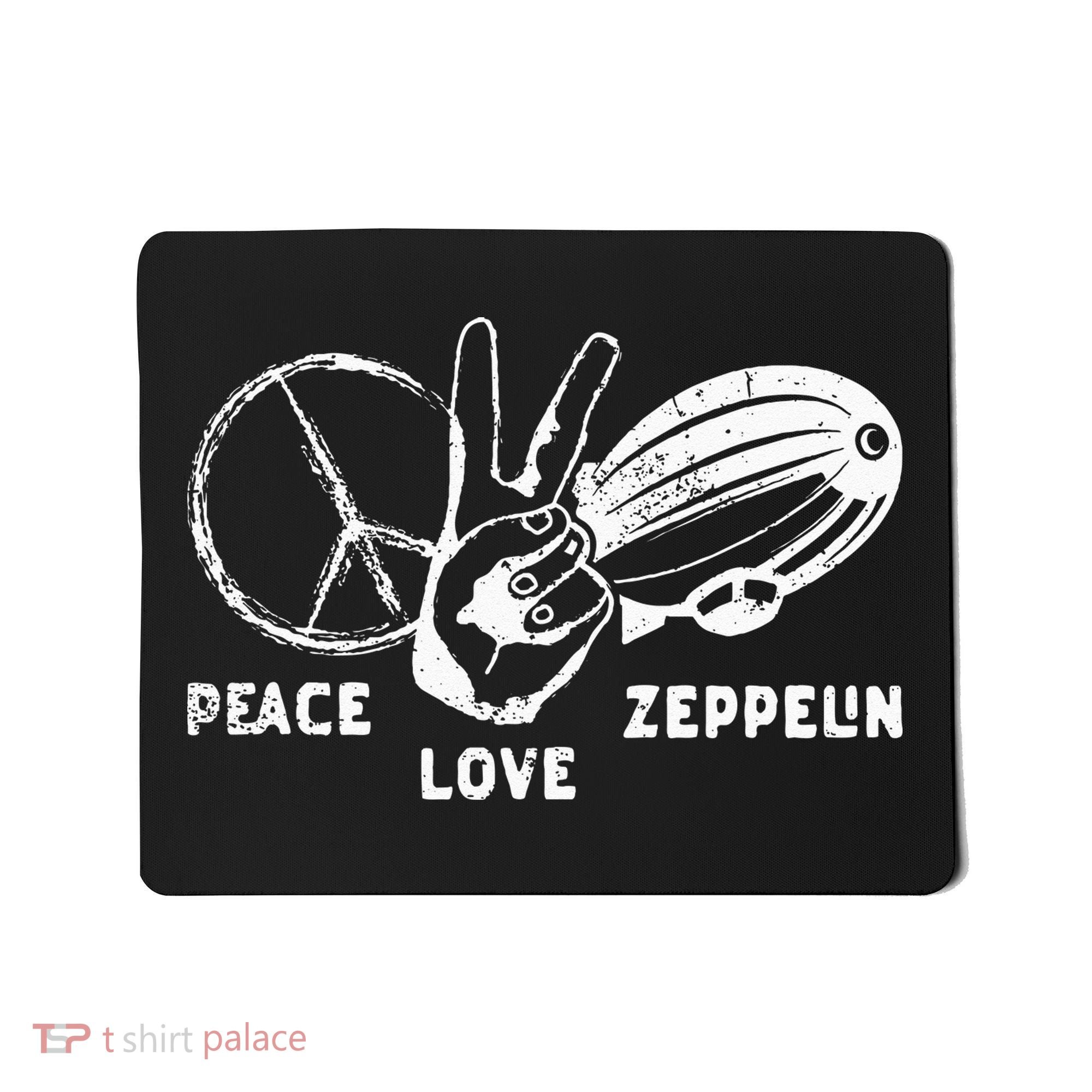 Retro Zeppelin 70s 80s Dirigible Airship Zepelin Zepplin Mousepad