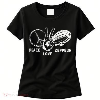 Retro Zeppelin 70s 80s Dirigible Airship Zepelin Zepplin Women's T-Shirt