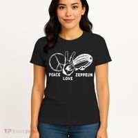 Retro Zeppelin 70s 80s Dirigible Airship Zepelin Zepplin Women's T-Shirt thumb 4