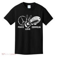 Retro Zeppelin 70s 80s Dirigible Airship Zepelin Zepplin Kids T-Shirt thumb 0