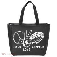 Retro Zeppelin 70s 80s Dirigible Airship Zepelin Zepplin Tote Bag thumb 0