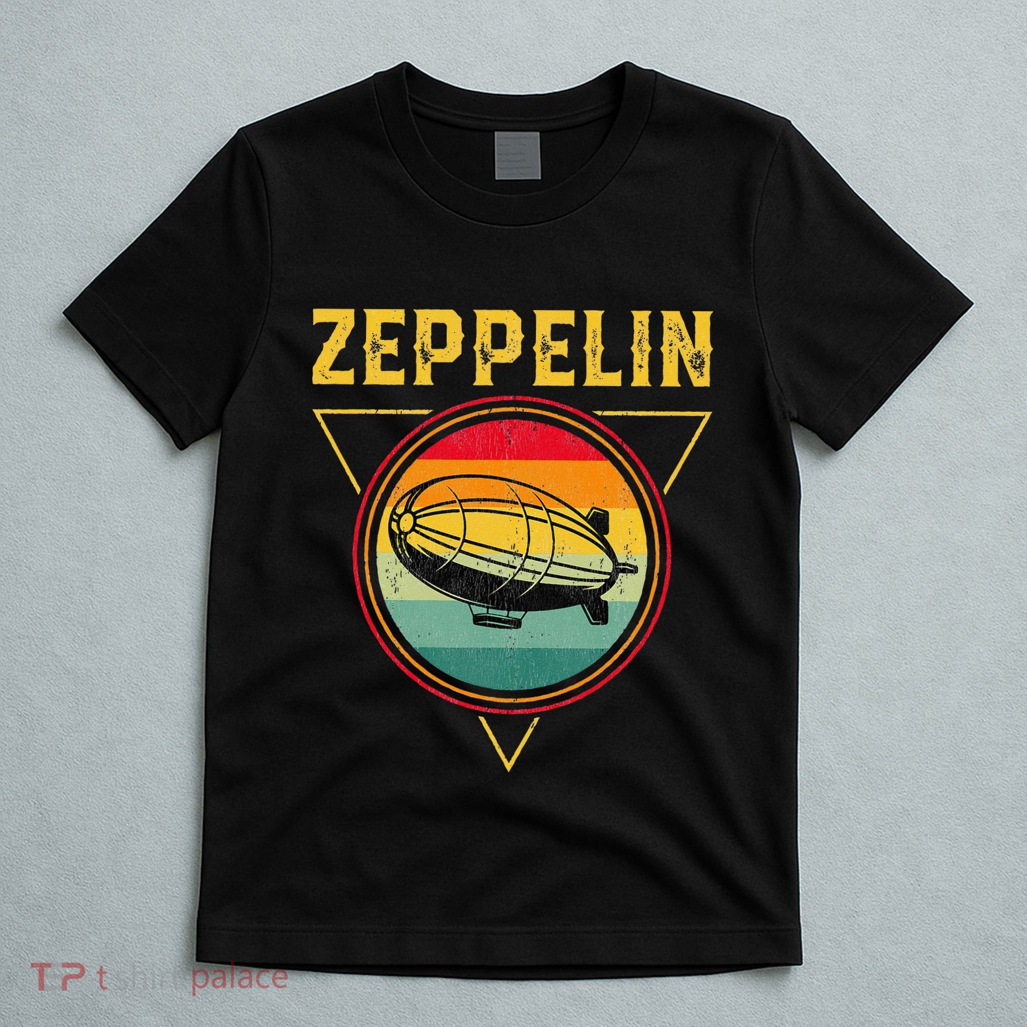 Retro Zeppelin Funny Dirigible Blimp Airship 70s 80s T-Shirt