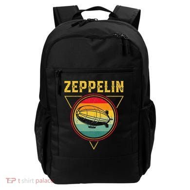 Retro Zeppelin Funny Dirigible Blimp Airship 70s 80s Backpack