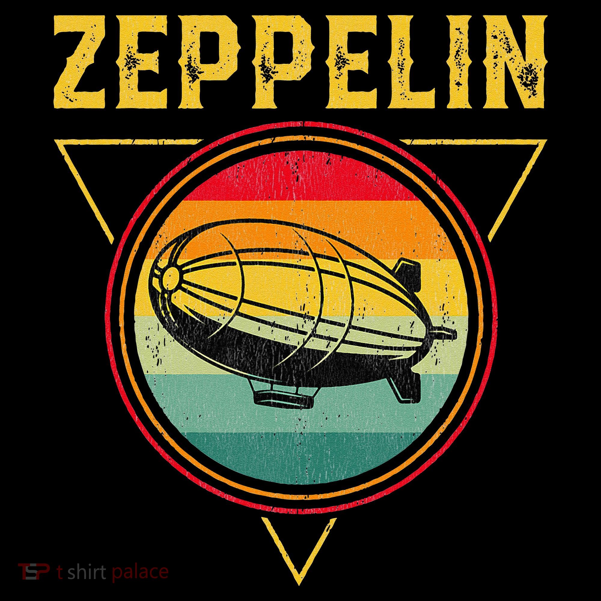 Retro Zeppelin Funny Dirigible Blimp Airship 70s 80s Bucket Hat