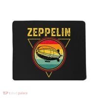 Retro Zeppelin Funny Dirigible Blimp Airship 70s 80s Mousepad thumb 0