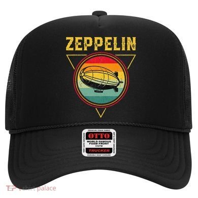 Retro Zeppelin Funny Dirigible Blimp Airship 70s 80s Hat
