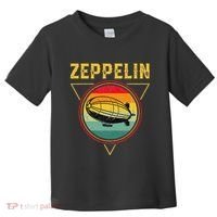 Retro Zeppelin Funny Dirigible Blimp Airship 70s 80s Toddler T-Shirt thumb 0