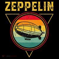 Retro Zeppelin Funny Dirigible Blimp Airship 70s 80s Women's T-Shirt thumb 6