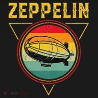 Retro Zeppelin Funny Dirigible Blimp Airship 70s 80s Tote Bag thumb 4