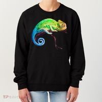 Reptile Zoo Keeper Idea Lizard Safari Chameleon Women's Sweatshirt thumb 0