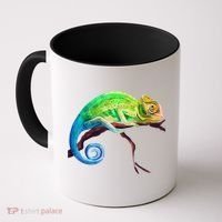 Reptile Zoo Keeper Idea Lizard Safari Chameleon Coffee Mug thumb 0