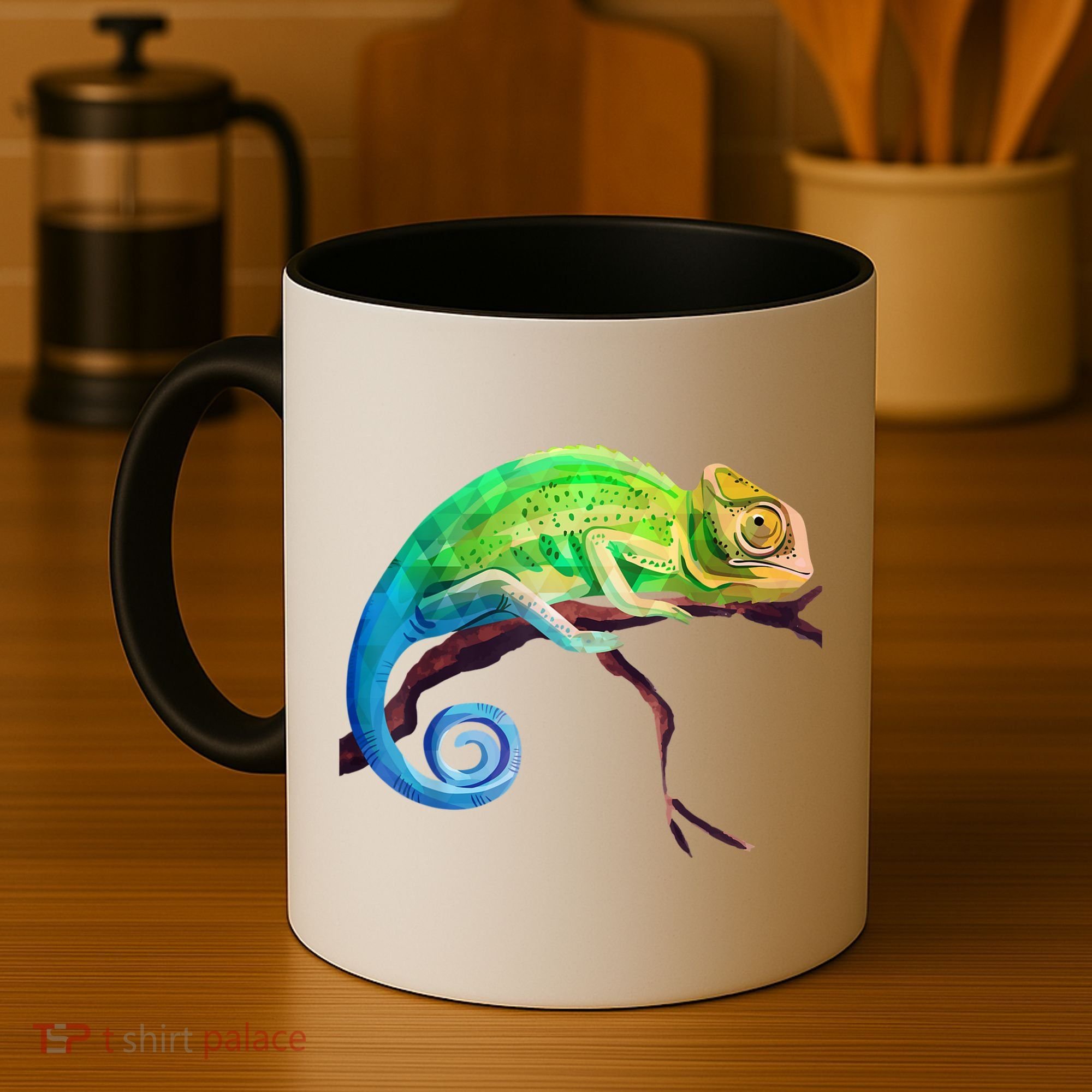 Reptile Zoo Keeper Idea Lizard Safari Chameleon Coffee Mug