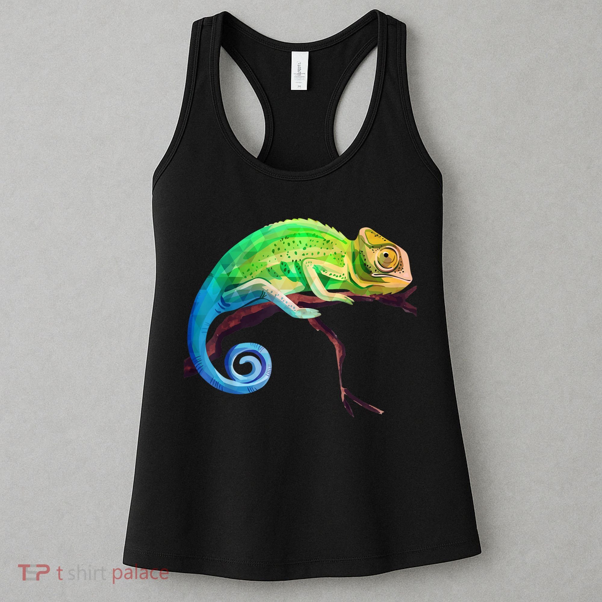 Reptile Zoo Keeper Idea Lizard Safari Chameleon Women's Tank Top