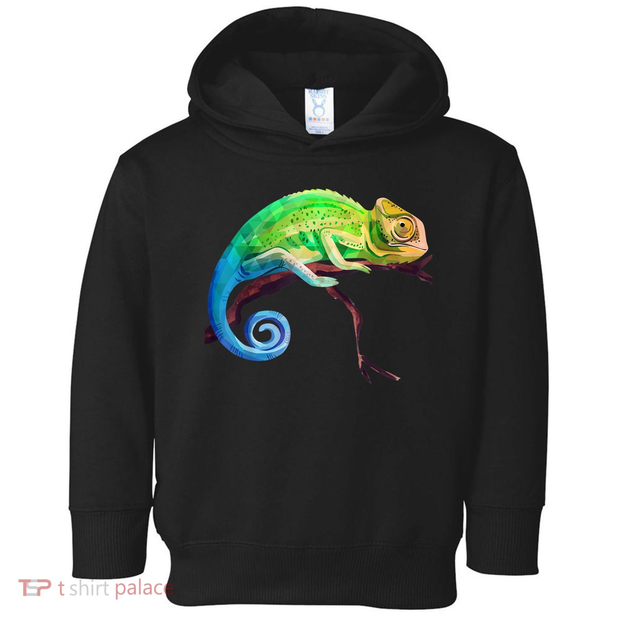 Reptile Zoo Keeper Idea Lizard Safari Chameleon Toddler Hoodie