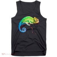 Reptile Zoo Keeper Idea Lizard Safari Chameleon Tank Top thumb 0