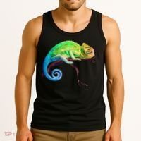 Reptile Zoo Keeper Idea Lizard Safari Chameleon Tank Top thumb 3